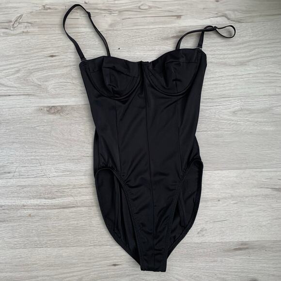 Norma Kamali Onepiece Swim/Bodysuit XS NWT - Picture 2 of 5